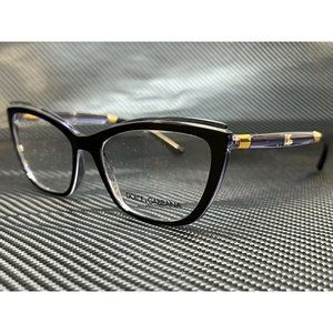 Dolce & Gabbana Dark Transparent Women's Eyeglasses